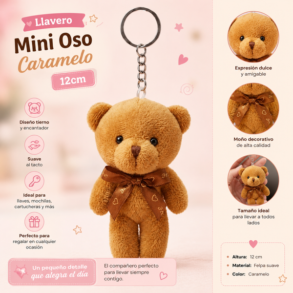Mini Gummy Bear Keychain 12cm