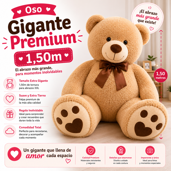 Premium Giant Bear 1.50m