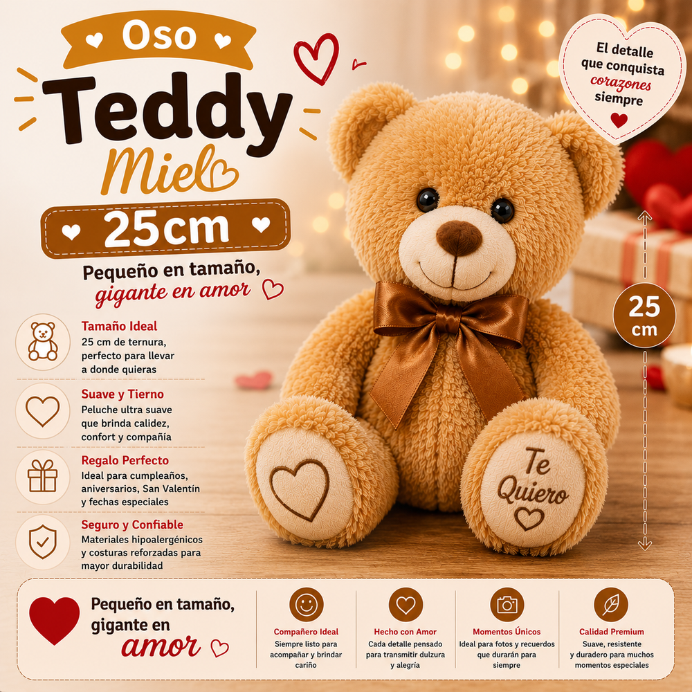 Teddy Bear Honey 25cm